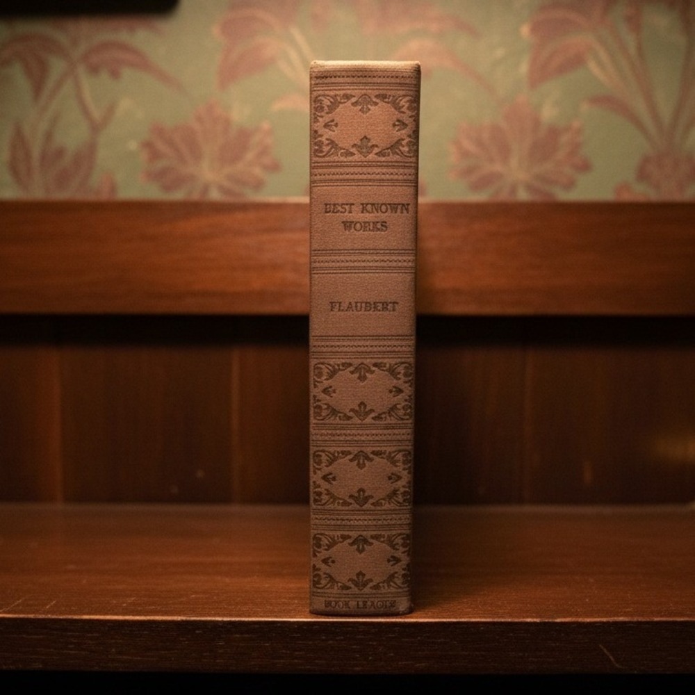 Best Known Works of Gustave Flaubert Madame Bovary Book League of America Blue